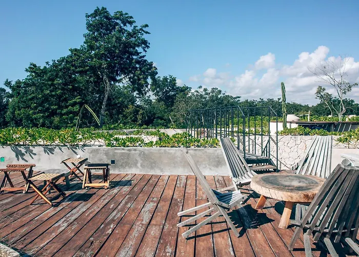 Jungle Rooftop -priv Pool-bathtub-jacuzzi 2a Tulum