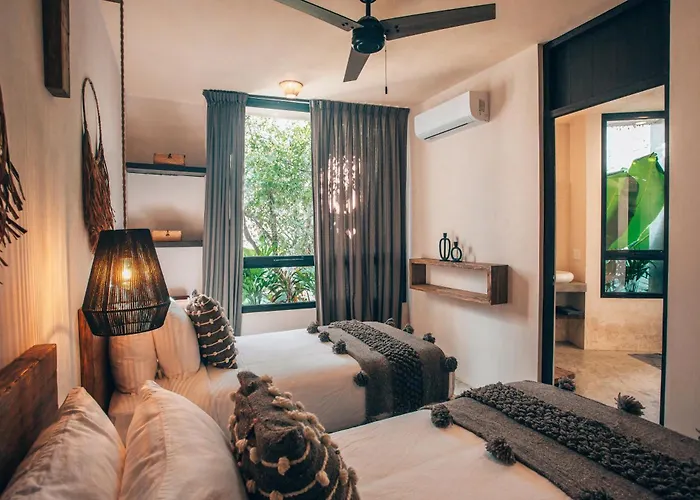 Jungle Rooftop -priv Pool-bathtub-jacuzzi 2a * Tulum