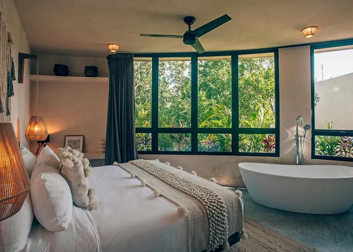 Pousada Jungle Rooftop -priv Pool-bathtub-jacuzzi 2a Tulum