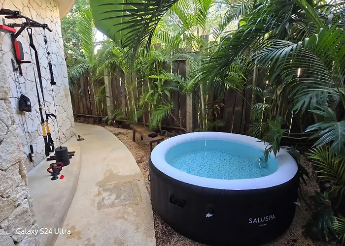 Pousada Jungle Rooftop -priv Pool-bathtub-jacuzzi 2a Tulum